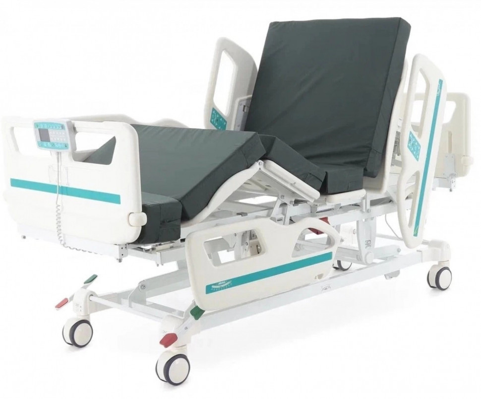 Кровать электрическая реанимационная  MED-MOS DB-4 (02) (ABS, матрас, 4 секции,удл.)