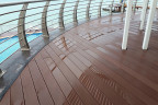Террасная доска Deckron Classic 153*28*4000мм, коричневый, П7